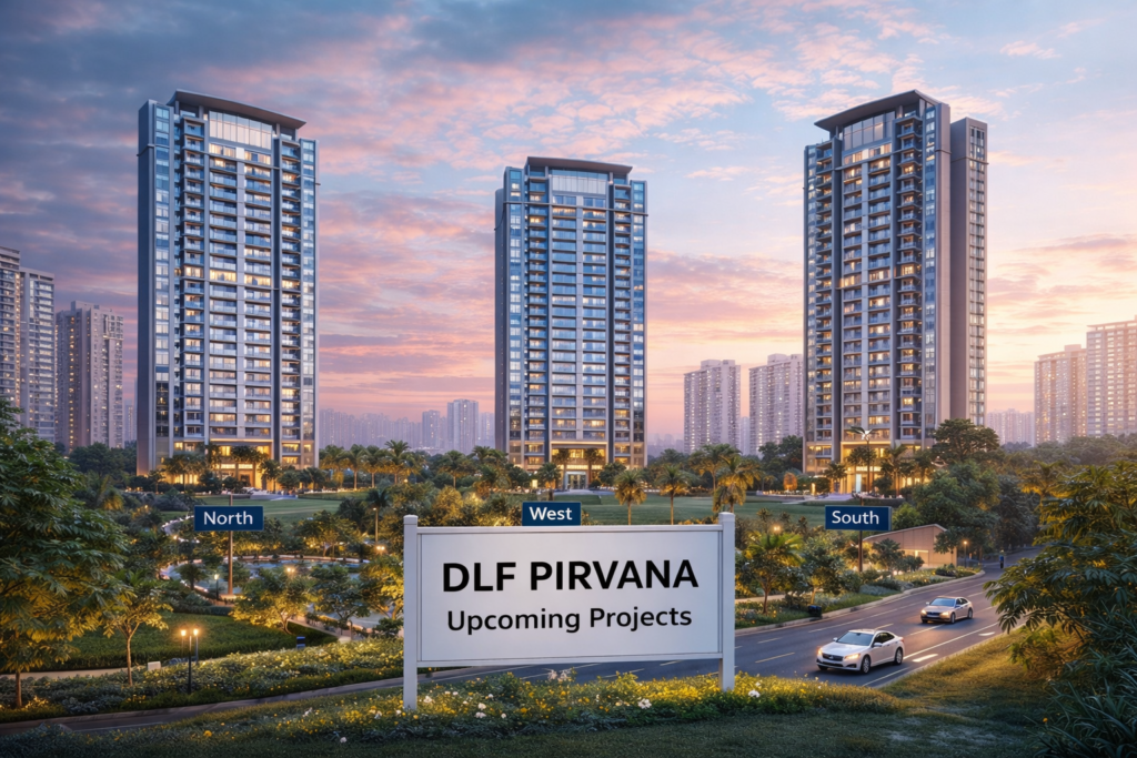 Upcoming DLF Pirvana North South and West luxury residential projects in Gurgaon